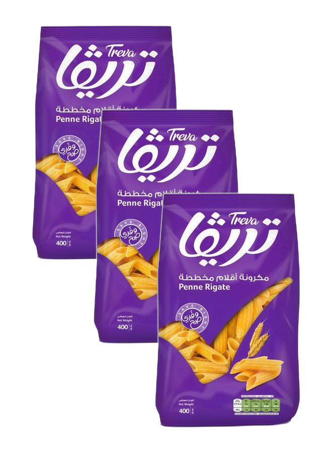 Treva Penne Rigate 400grams, Bundle of 3 - Image 1