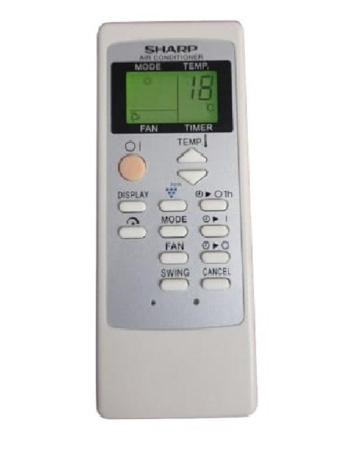 Sharp Remote Control with Plasma and Bright Screen - Green light - Image 1