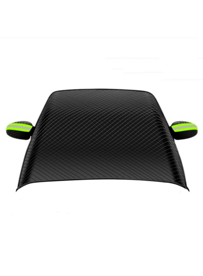 Magnetic Car Front Windscreen Cover Automobile Sunshade Windshield Snow Sun Shade Waterproof Exterior Covers Accessories148 * 114CM - Image 1
