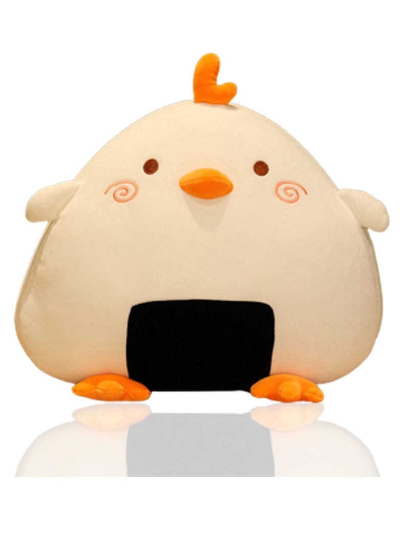SYOSI Soft Stuffed Duck Plush 13.8'' Cute Funny Sushi Plushie Squishy Anime Pillow Kawaii Room Decor Birthday Valentines Gifts for Kids Girls Boys  - Image 1