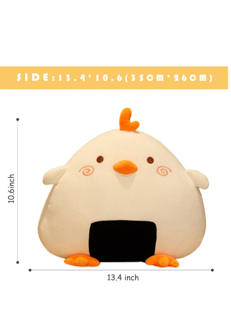 SYOSI Soft Stuffed Duck Plush 13.8'' Cute Funny Sushi Plushie Squishy Anime Pillow Kawaii Room Decor Birthday Valentines Gifts for Kids Girls Boys  - Image 4