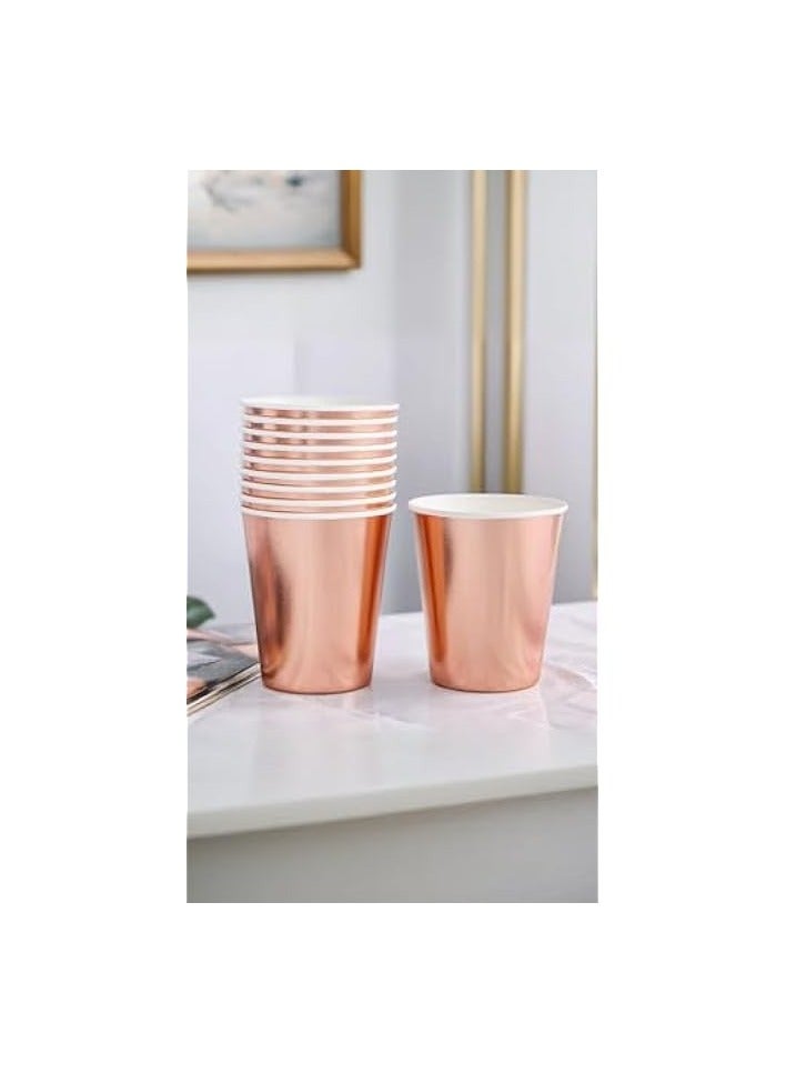 Green Tiger 50pcs Party Color Paper Cups - Disposable Cups for DIY Creations, Picnics, Parties, Weddings, Barbecues - Image 2