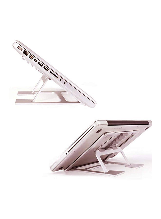 NIBEMINENT 6-Level Adjustable Laptop Stand Rose Gold - Image 2