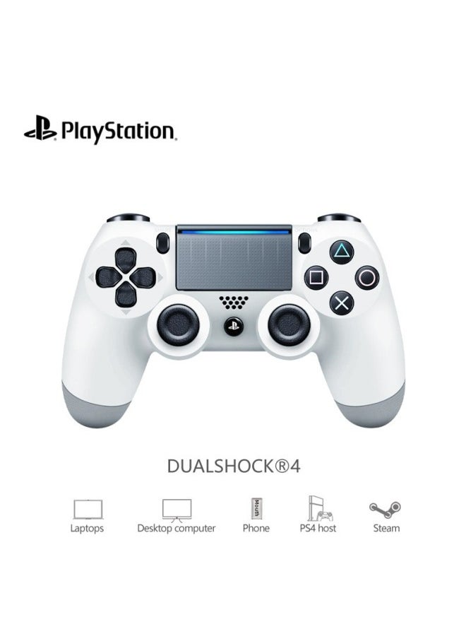 Generic Direct Supply PS4 Wireless Handle PS4 Bluetooth Controller Vibration With Light PS4 Bluetooth Handle-Product Color:White (us Version Packaging)  - Image 1