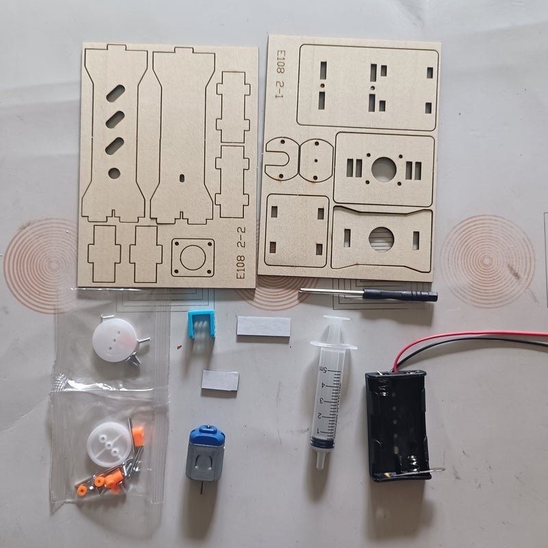 1 مجموعة نموذج محرك احتراق داخلي DIY للتركيب الإبداعي، طقم تعليمي علمي لتجارب التعلم القائم على STEM، تفاعل عملي، هندسة دقيقة، مكونات عالية الجودة - Image 3