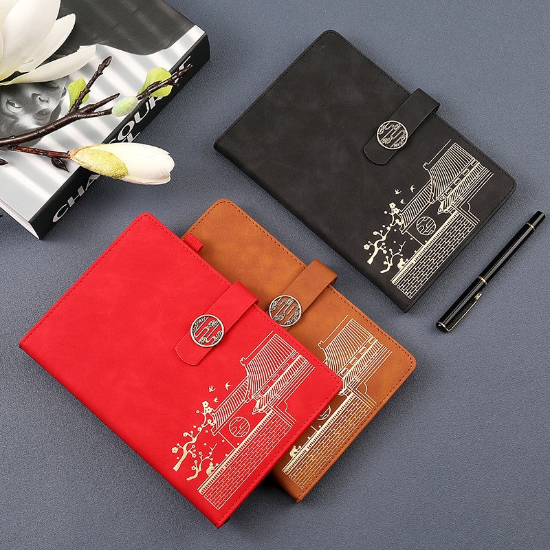 Business Notebook Suit National Tide Gift Box Office Meeting A5 Notepad Creative Hand Book Printable Logo - Image 3