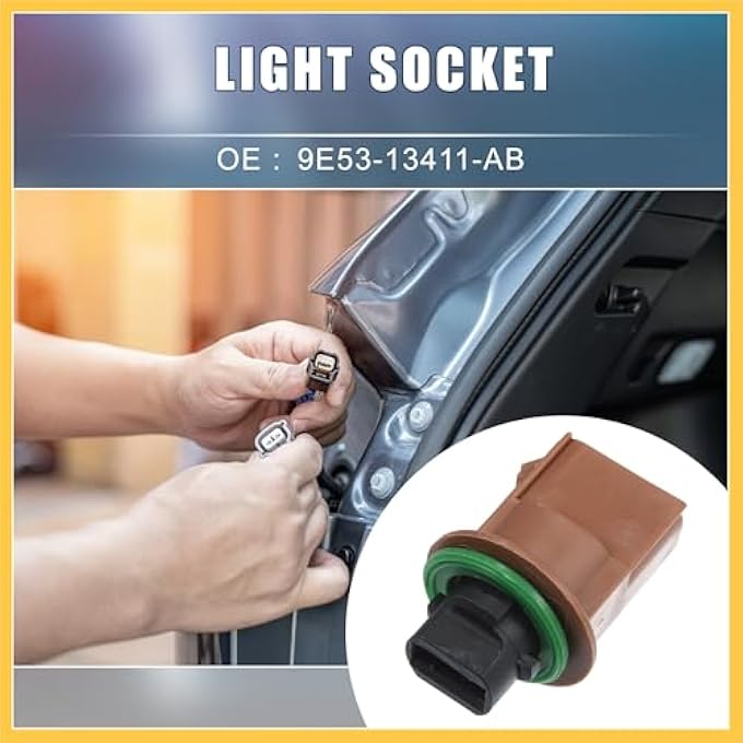 REPAIROCK Turn Signal Light Park Stop Marker Lamp Bulb Socket Holder 9E5313411Aa For Ford F250 F350 Super Duty 2017 Auto Replacement Parts - Image 3