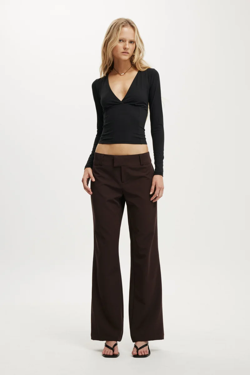 Cotton On Zali V Cross Over Long Sleeve