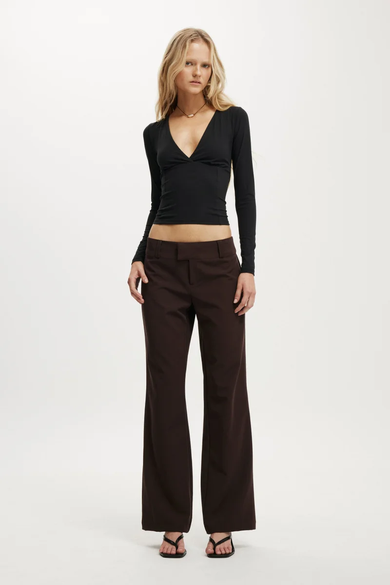 Cotton On Zali V Cross Over Long Sleeve