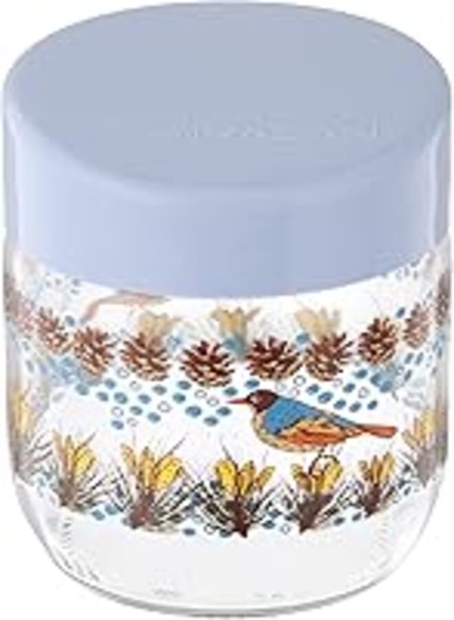 Bager Elite Decorated Jar 425 Cc, Blue