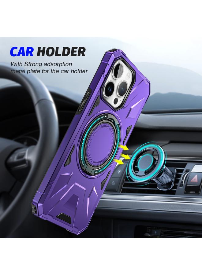 Zaboon Case For iPhone 13 Pro Max MagSafe Magnetic Shockproof Phone Case with Ring Holder - Image 2