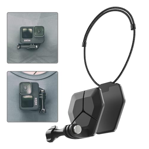 SKEZN Magnetic Action Camera Chest Mount, Magnetic Neck Mount + Adjustable Neck Strap Lanyard Compatible with GoPro Hero 13/12/11/10/9/8 Black, DJI Action 6/5 Pro/4/3/2, AKASO, Insta360 and More - Image 1