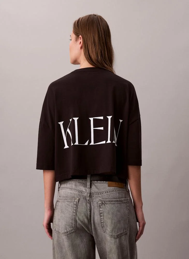 Calvin Klein Jeans Graphic Cropped Top