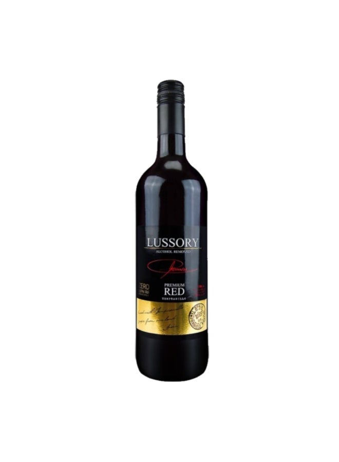 Non Alcoholic Wine, Premium Red - 750ml, Spain