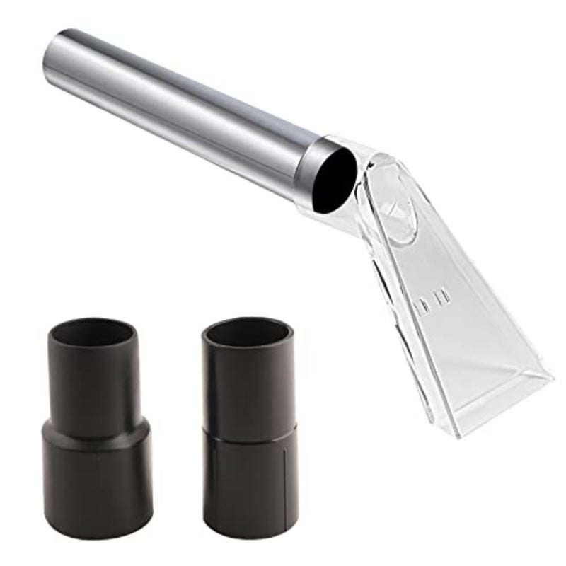 Carpet Vac Extractor Attachment-Tool for upholstery cleaning, made of durable plastic, black color, converts shop vac into powerful extractor - Image 1
