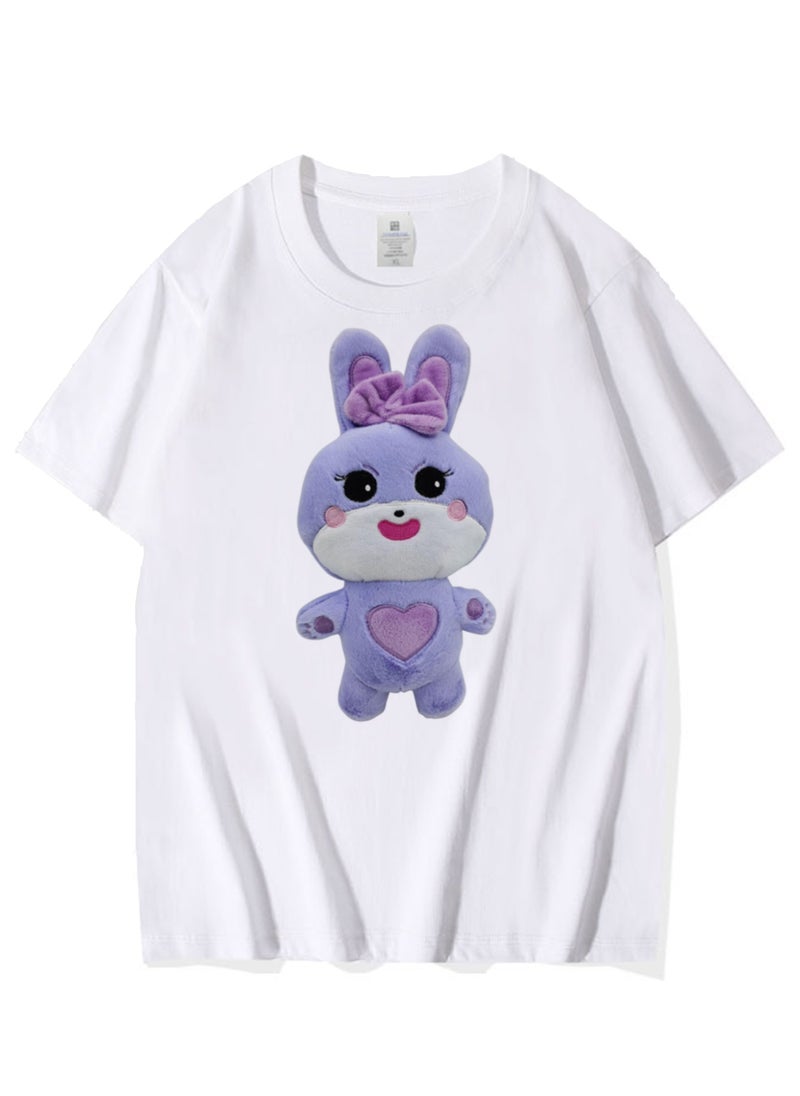 NIBEMINENT Blackpink Printed Cotton Short Sleeves T-Shirt 
