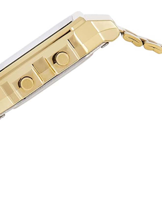 CASIO Men World Time Quartz Digital Wrist Watch A500WGA-1DF - 34 mm - Gold - Image 5