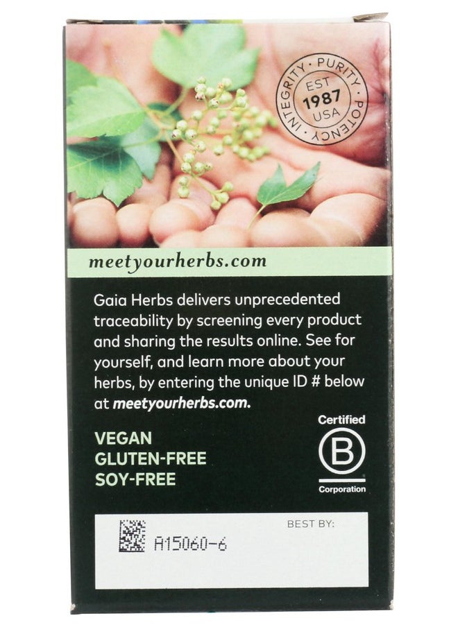 Gaia Herbs - Gaia Herbs Olive Leaf - Traditional Immune Health Support - Immune System Supplement with Olive Leaf Extract and Oleuropein - 60 Vegan Liquid Phyto-Caps - Image 1