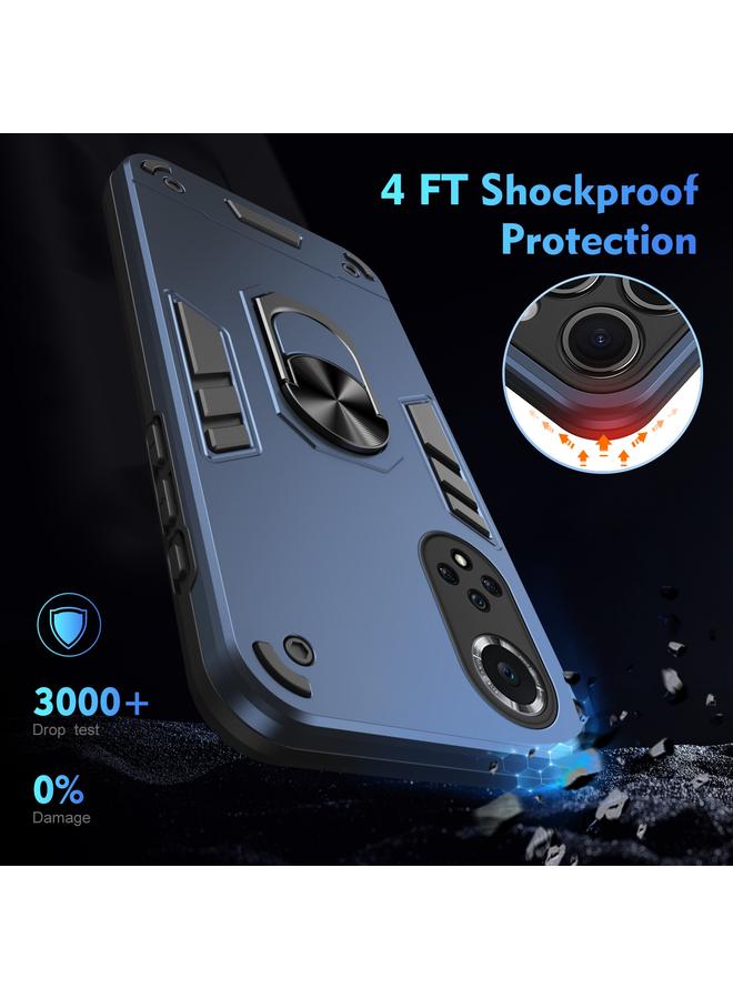 اس-توب جراب لهاتف Huawei nova 9 جراب هاتف مقاوم للصدمات مزود بحلقة معدنية - Image 4