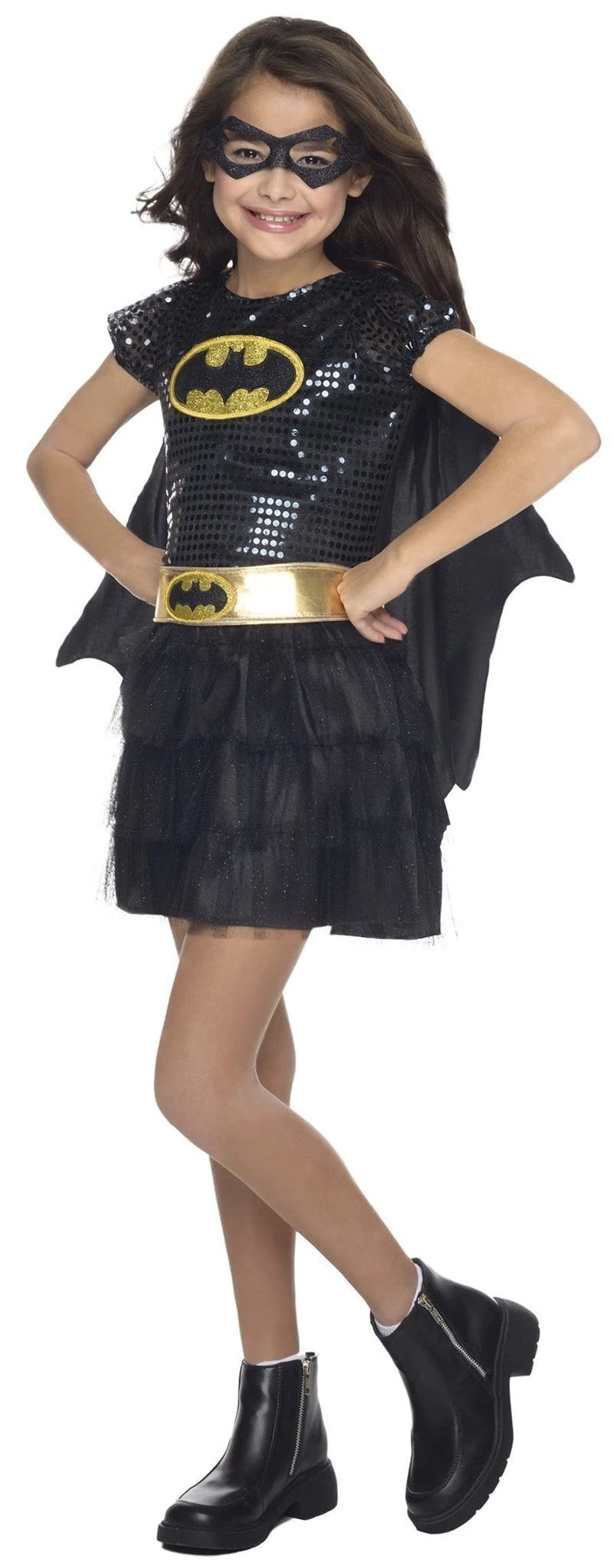 Rubies Rubie's Costume DC Superheroes Batgirl Sequin Dress Child Costume, Toddler - Image 5