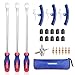 WORKPRO 145 Steel Tire Spoons Tool Set 23Piece Tire Iron Set with Storage Bag Tire Removal Tools Tire Changing Tools Tire Repair Tools Tire Levers for Motorcycle Bicycle Car and Lawn Mower - Image 2