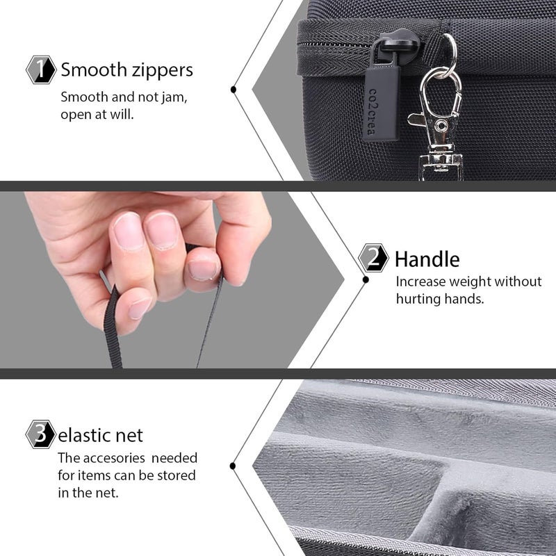 co2CREA Hard Case replacement for Multigroom Trimmer Series 30005000  7000 Mens Grooming Kit MG3750 MG575049 MG775049 - Image 4