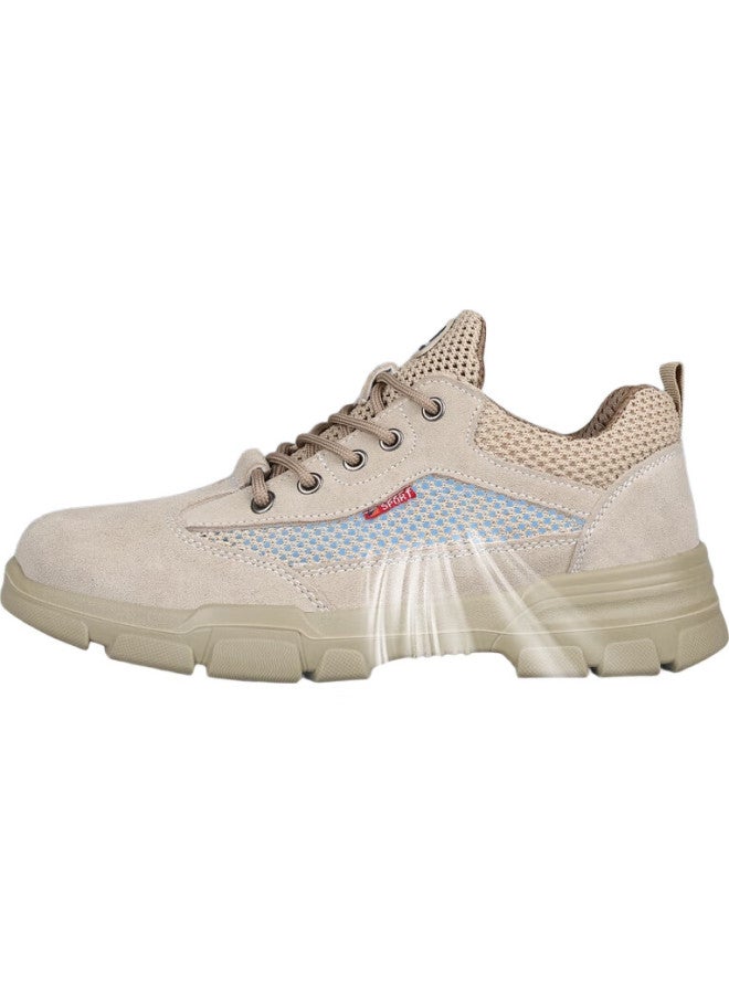 WELDON Shield Men'S Steel Toe Safety Shoes Anti-Smashing Anti-Piercing Wear-Resistant Lightweight Soft Bottom Work Safety Shoes 1076 Size 43 - Image 1