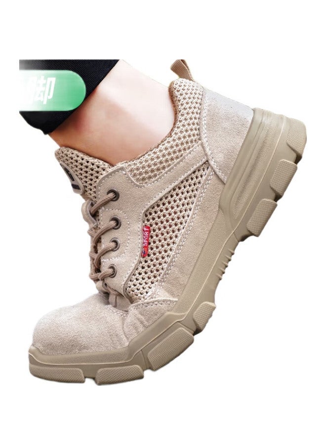 WELDON Shield Men'S Steel Toe Safety Shoes Anti-Smashing Anti-Piercing Wear-Resistant Lightweight Soft Bottom Work Safety Shoes 1076 Size 43 - Image 3