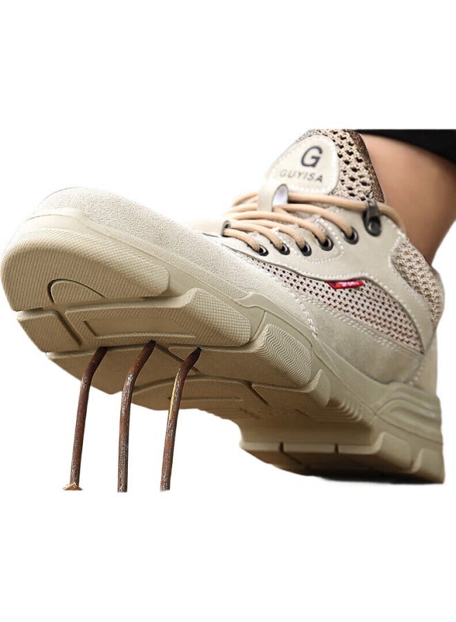 WELDON Shield Men'S Steel Toe Safety Shoes Anti-Smashing Anti-Piercing Wear-Resistant Lightweight Soft Bottom Work Safety Shoes 1076 Size 43 - Image 2