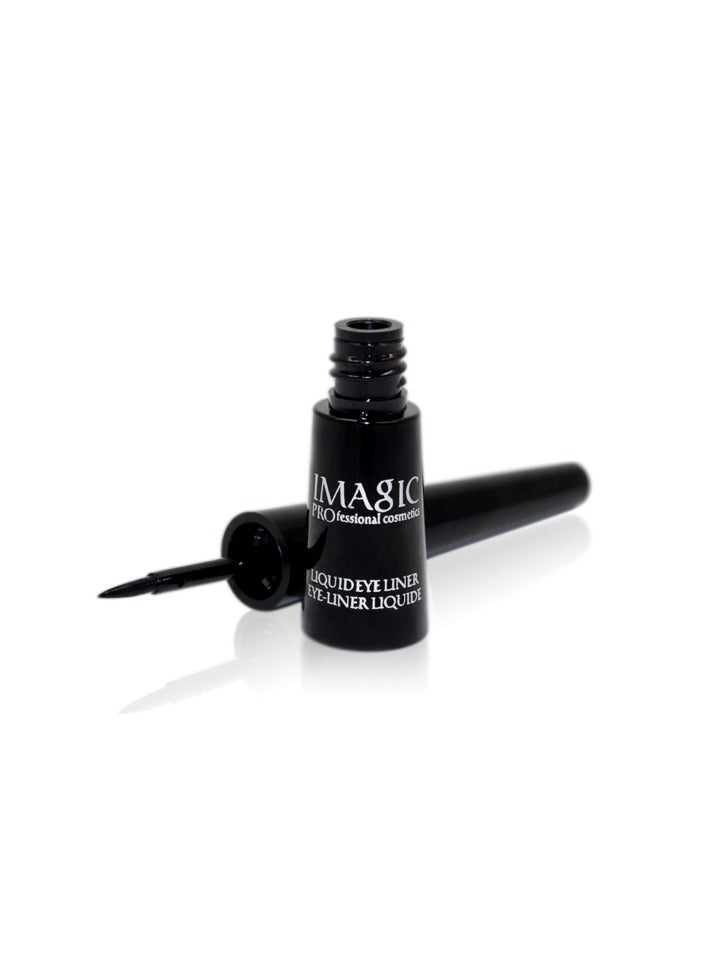 إيماجيك محدد عيون سائل مقاوم للماء من IMAGIC | دقيق يدوم طويلاً ولا يتلطخ | تركيبة سوداء مكثفة لإطلالة جريئة للعين - Image 5