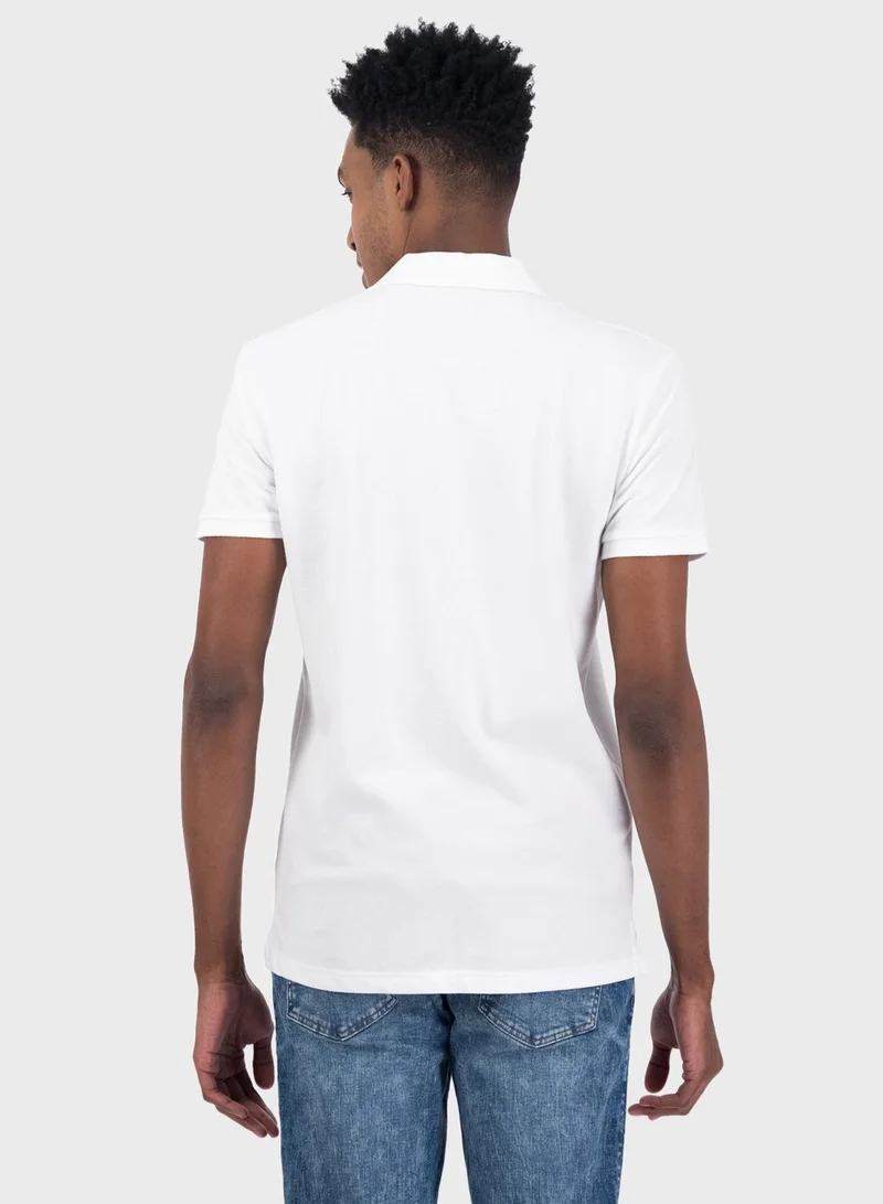 American Eagle Standard Fit Flex Polo