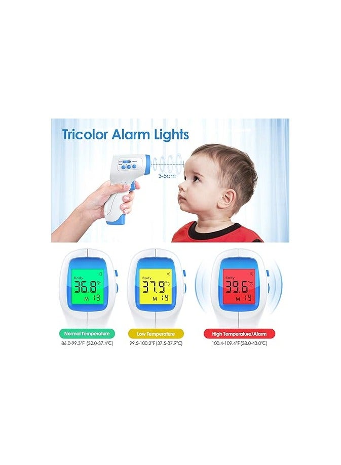 KKmier Thermometer for Adults Kids, Forehead Non Contact Temperature Checker, Infrared Digital Thermometer Gun Thermometer for Baby Adults, Instant Reading 99 Records - Image 4
