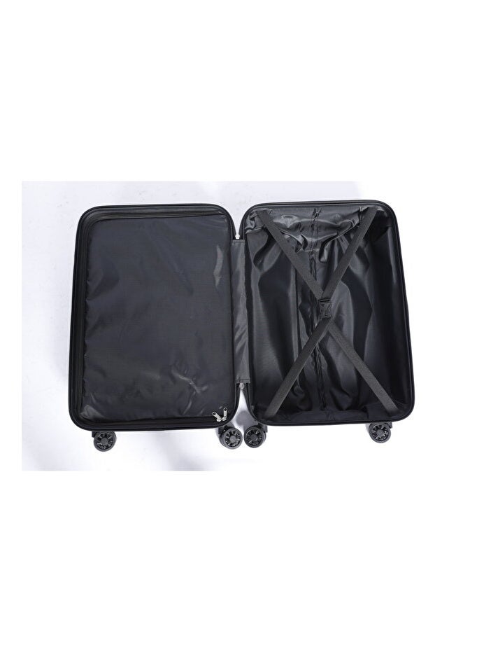Space Luggage Set, ABS Material including Carry On Cabin Sizes, 20/24/28 Inches, Coffee - Image 5
