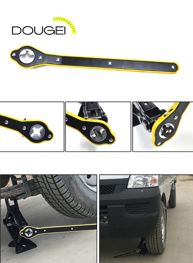 دوغي مفتاح ربط جاك سقاطة موفرة للعمالة أوتوماتيكي ، تصميم مقبض مقبض للأمام والعكسي بزاوية 360 درجة أداة يدوية لجاك السقاطة - Image 4