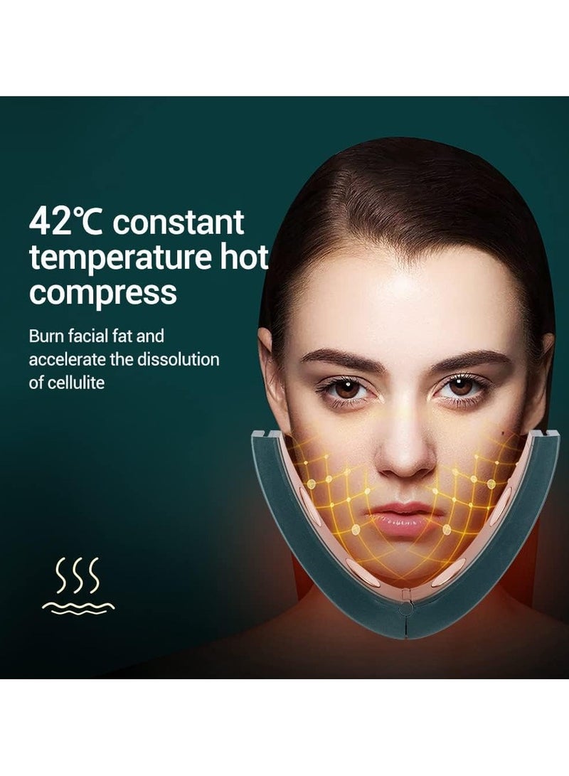 عام جهاز تدليك الذقن المزدوجة عن بعد - جهاز تنحيف الوجه وتحديد الوجه على شكل V، هدية للنساء - Image 4