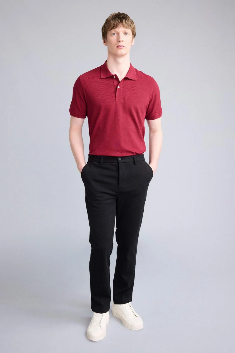 DeFacto Regular Fit Polo Collar Short Sleeve Polo T-Shirt