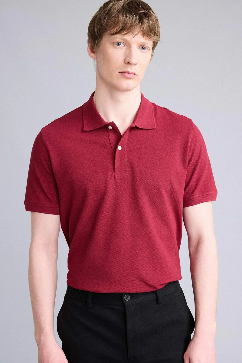 DeFacto Regular Fit Polo Collar Short Sleeve Polo T-Shirt