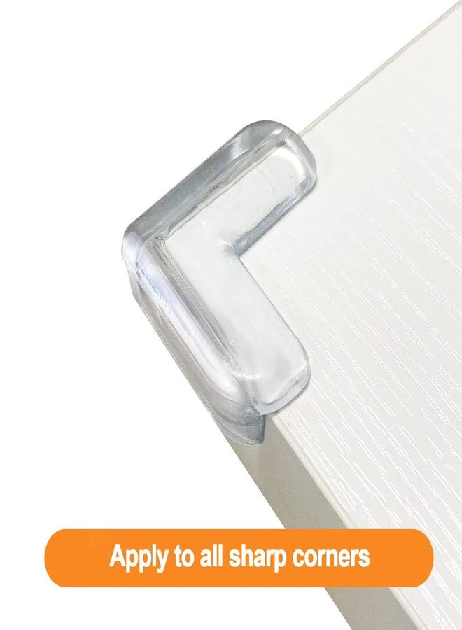 HomeVera Corner Protector for Baby (Pack of 4) ? Soft Transparent Table Corner Guards & Edge Protectors for Sharp Edges, Furniture & Bed Corners ? Baby Proofing Safety Set for Kids & Toddlers - Image 2