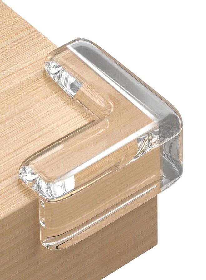 HomeVera Corner Protector for Baby (Pack of 4) ? Soft Transparent Table Corner Guards & Edge Protectors for Sharp Edges, Furniture & Bed Corners ? Baby Proofing Safety Set for Kids & Toddlers - Image 1