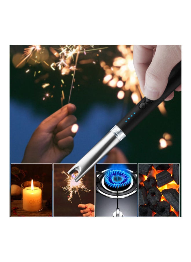 NIBEMINENT Multi-Functional Flameless Electric Arc Lighter with USB Cable Black  - Image 3