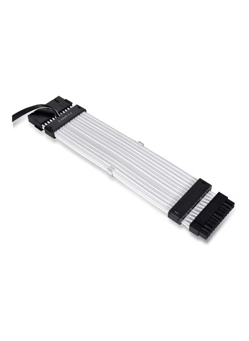 LIAN LI - Lian Li Strimer Plus V2 24 Pin Addressable RGB Power Extension Cable Strimer L Connect 3.0 Controller Included for Motherboard Connector Black - Image 1