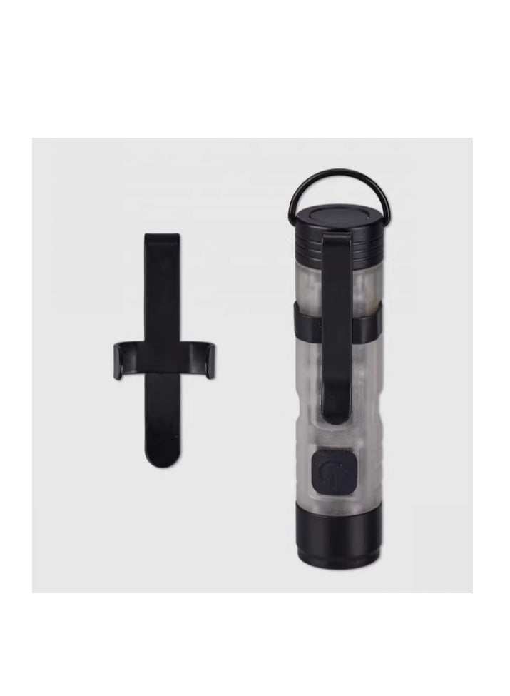 Small flashlight is powerful - 200mAh 350 lumens rechargeable flashlight with 11 light modes, magnetic handheld flashlight for emergencies, camping, hiking  - Image 4