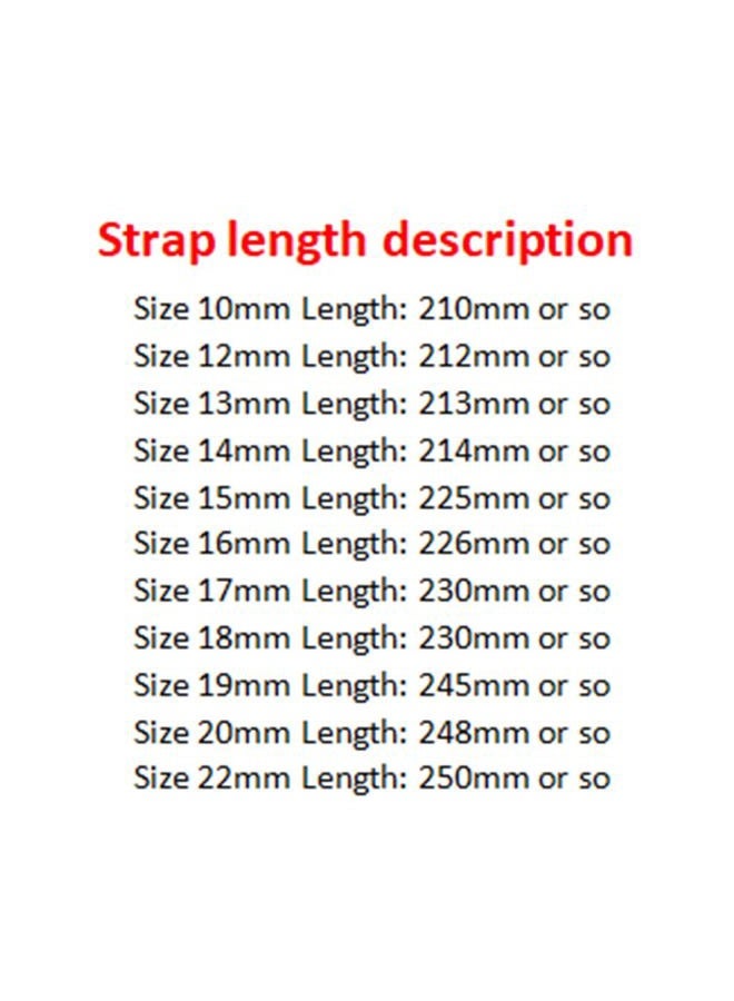 KHZBS HKZBS Canvas nylon strap accessories are For various brand watch straps, men's, women's and children's wristbands Watch band 10mm12mm13mm14mm15mm16mm17mm18mm19mm20mm22mm (Style 3 silver buckle, 10mm) - Image 3