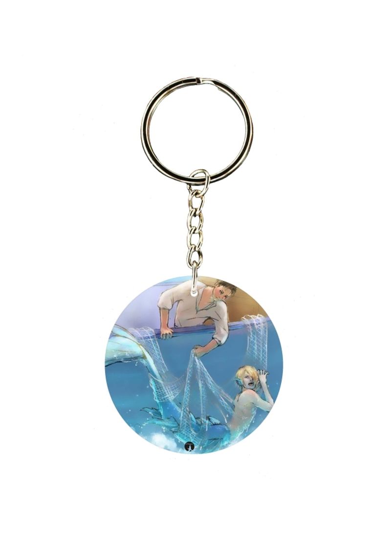 Printed Single Sided Keychain