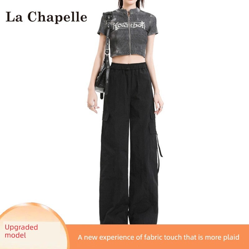 La Chapelle purple quick-drying workwear casual pants for women's autumn and winter 2025 new high-waisted outdoor sports mountaineering pants - Image 2