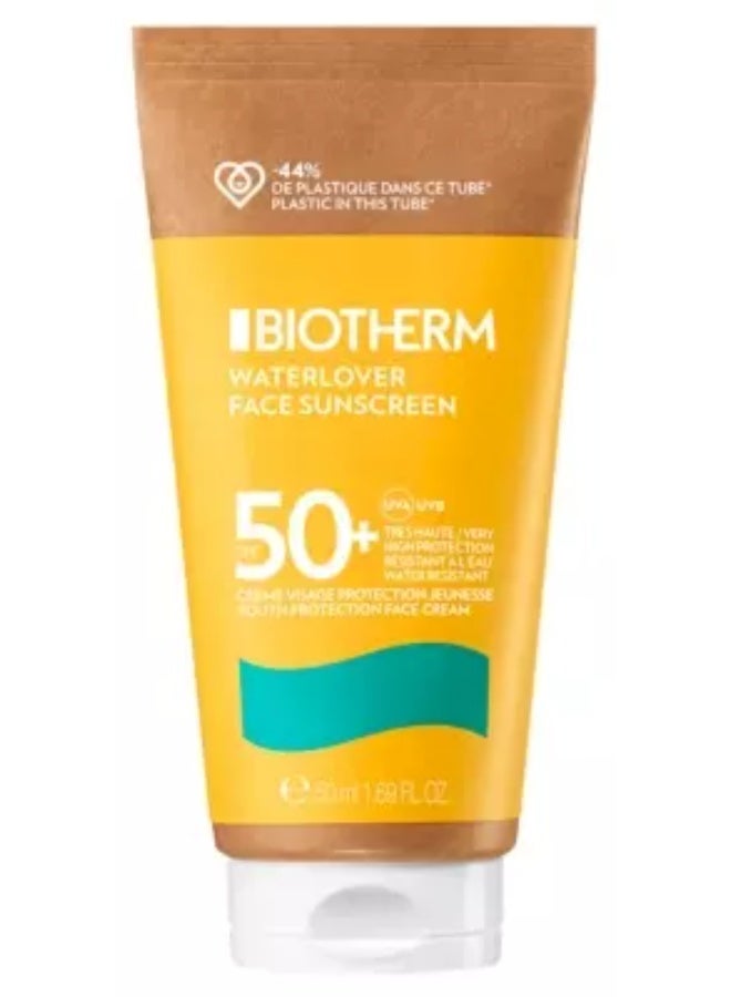 Waterlover Face Sunscreen Youth Protection Face Cream SPF50+ 50ml