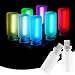 iFunyLED Car Interior USB LED Night Light Touchable Dimming with 13 Modes of Car Ambient Lighting Kit Frosted Glass Bottle Lamp Car Interior Accessories Suitable for Most Vehicles Pack of 2 - Image 2