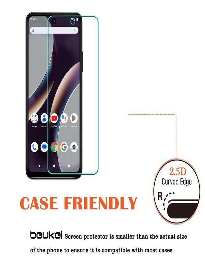 beukei (3 Pack) Designed for BLU BOLD K10 Screen Protector Tempered Glass, 9H Hardness - Image 4