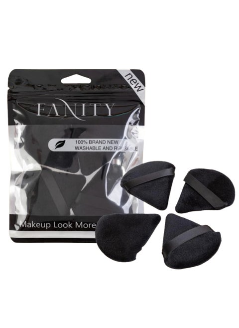 4pcs of sponge are washable and reusable