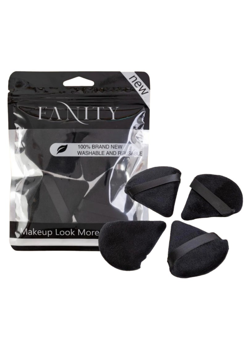4pcs of sponge are washable and reusable